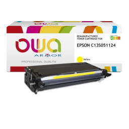 Toner reman OWA: EPSON AL C3800 9.000p. HC C13S051124 amarillo