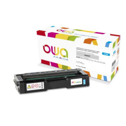 Toner reman OWA: RICOH Afici.SPC220 SPC221 SPC222 2.000p. Std 407645/406097 cyan
