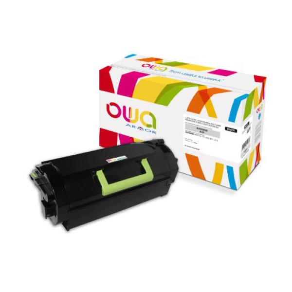 Toner reman OWA: LEXMARK MX710 MX711 MX810 MX811 6.000p. Std 62D2000 / 622