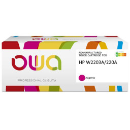 Toner reman OWA: HP Ljet Pro 4202 4302 1.800p. W2203A / 220A magenta