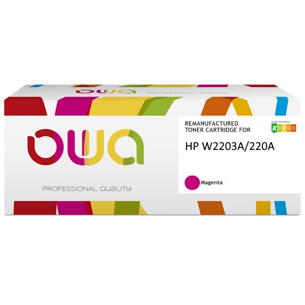 Toner reman OWA: HP Ljet Pro 4202 4302 1.800p. W2203A / 220A magenta