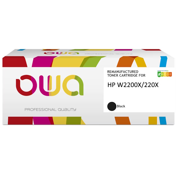 Toner reman OWA: HP Ljet Pro 4202 4302 7.500p. W2200X / 220A negro Toner reman OWA: HP Ljet Pro 4202 4302 7.500p. W2200X / 220A negro
