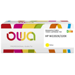 Toner reman OWA: HP Ljet Pro 4202 4302 5.500p. W2202X / 220A amarillo