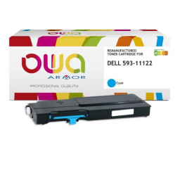 Toner reman OWA: DELL C3760 9.000p. Std 593-11122 / FMRYP cyan