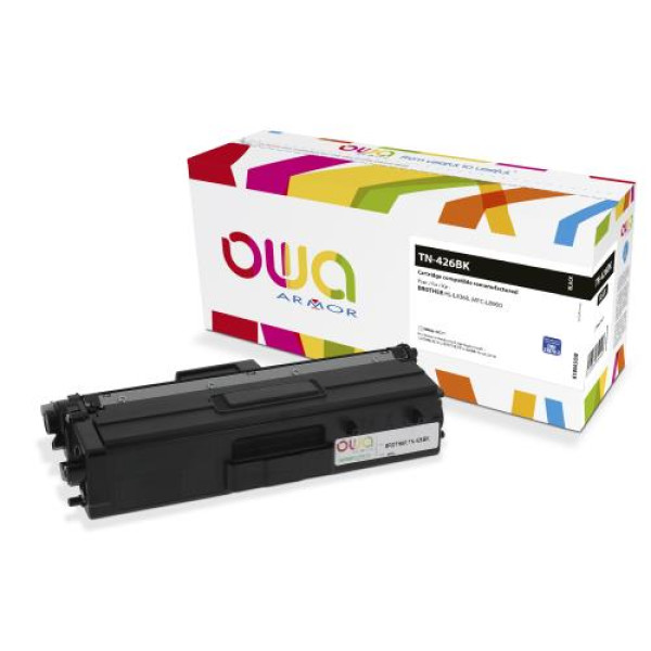 Toner reman OWA: BROTHER HLL8360 MFCL8900 9.000p. HC TN426BK negro
