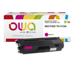 Toner reman OWA: BROTHER HLL9310 MFC9570 9.000p. Std TN910M magenta