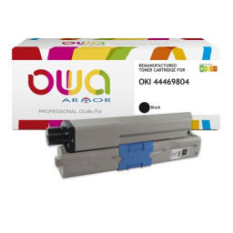 Toner reman OWA: OKI C510 C530 MC561 5.000p. HC 44469804 negro