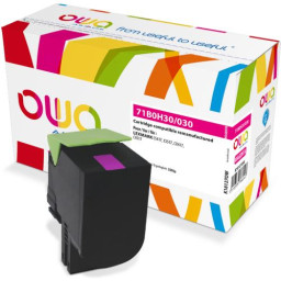 Toner reman OWA: LEXMARK CS417 CS517 CX417 CX517 3.500p. HC 71B2HM0 magenta