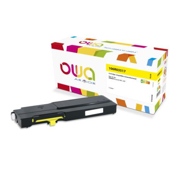 Toner reman OWA: XEROX VersaLink C400 C405 4.800p. Std 106R03517 amarillo