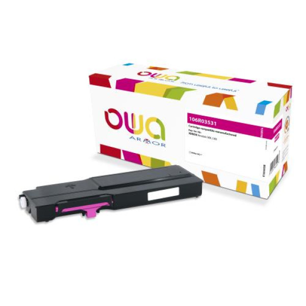 Toner reman OWA: XEROX VersaLink C400 C405 8.000p. HC 106R03531 magenta