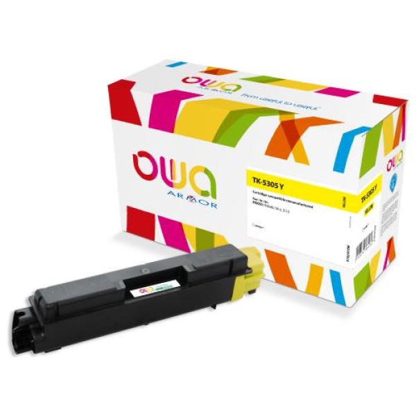 Toner reman OWA: KYOCERA TASKalfa 350ci 351ci 6.000p. Std TK5305Y / TK5305Y