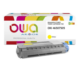 Toner reman OWA: OKI C612 6.000p. Std 46507507 cyan