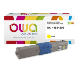 Toner reman OWA: OKI C831 10.000p. Std 44844505 amarillo