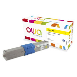 Toner reman OWA: OKI C823 833 834 843 7.000p. Std 46471101 amarillo