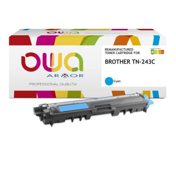 Toner reman OWA: BROTHER HLL3210 DCPL3510 MFCL3730 1.000p. Std TN243C cyan