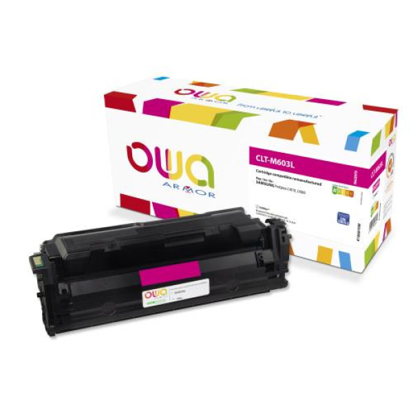 Toner reman OWA: SAMSUNG SL-C4010ND C4060FX 10.000p. CLT-M603L/ELS / SU346A magenta