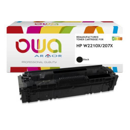 Toner reman OWA: HP Ljet Pro M255 M282 M283 3.150p. W2210X / 207X negro