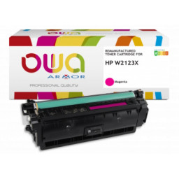 Toner reman OWA: HP Ljet M554 M555 M578 10.000p. W2123X / 212A magenta (sin chip)