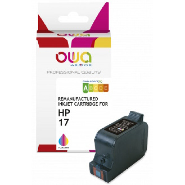 Ct. reman. OWA: HP 17 color (comp.C6615A) 39ml - 700p