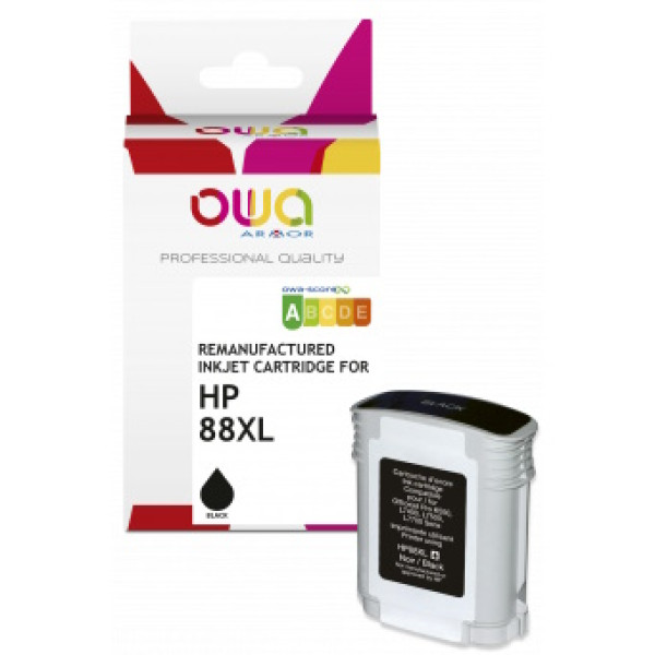 Ct. reman. OWA: HP 88XL B (comp.C9396AE) 80ml - 2460p