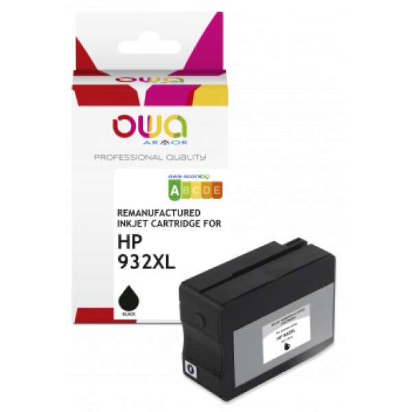 Ct. reman. OWA: HP 932XL B (comp.CN053AE) 30ml - 1090p