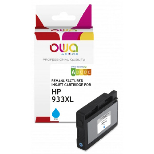Ct. reman. OWA: HP 933XL C (comp.CN054AE) 12ml - 1030p