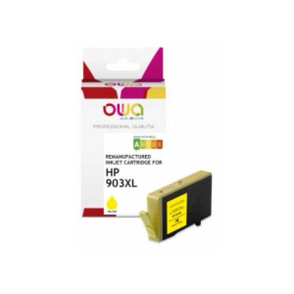 Ct. reman. OWA: HP 903XL amarillo (comp.T6M11AE) 12ml - 830p