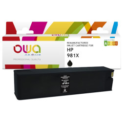 Ct. reman. OWA: HP PageWide #981X Ent.556 586 black 15.000p. (L0R12A)