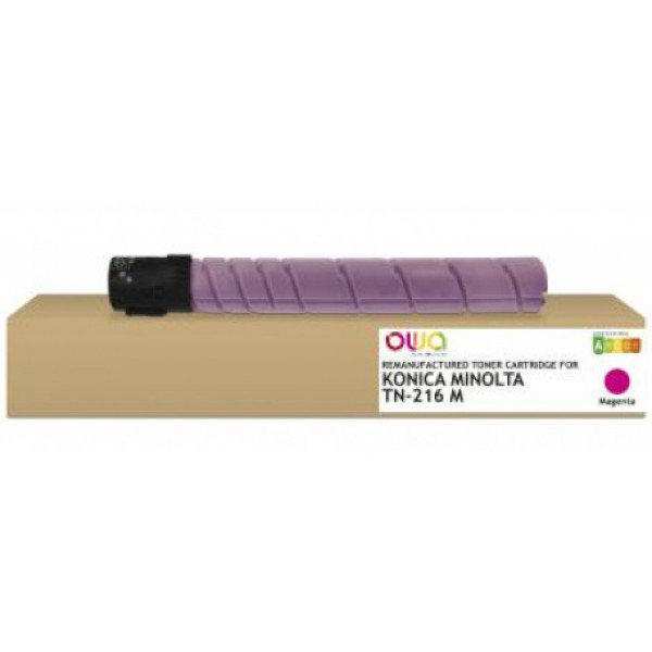 Toner reman OWA: K-MINOLTA C220 C280 OLIV.MF220 26.000p. STD A11G351 / TN216M