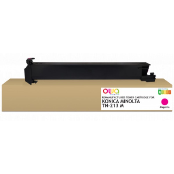 Toner reman OWA: K-MINOLTA C203 C253 OLIV.MF201 19.000p. STD A0D7352 / TN213M 