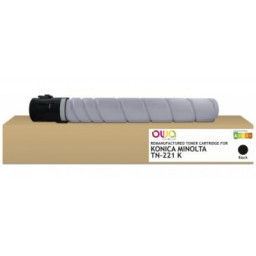 Toner reman OWA: K-MINOLTA C227 C287 OLIV.MF223 24.000p. STD A8K3150 / TN221K 