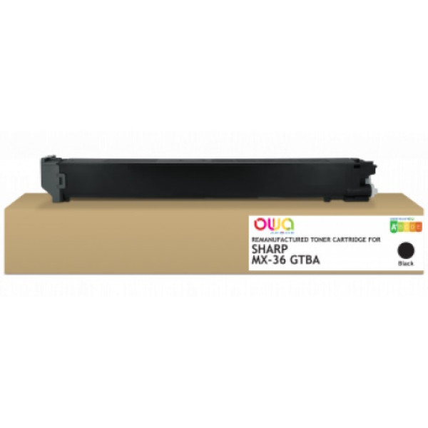 Toner reman OWA: SHARP MX2610N 2615N 2640N 3110N 24.000p. STD MX-36 GTBA