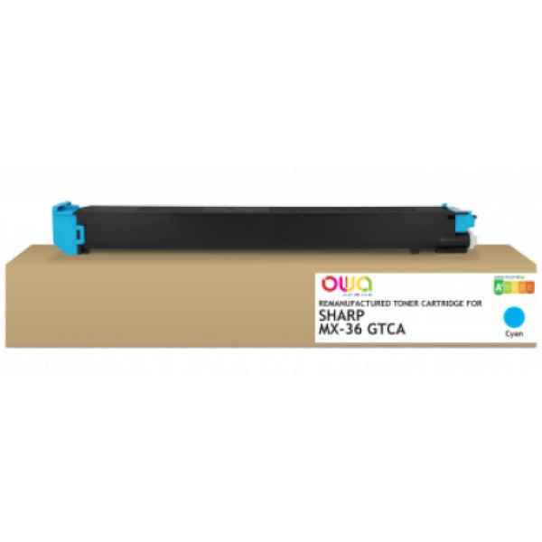 Toner reman OWA: SHARP MX2610N 2615N 2640N 3110N 15.000p. STD MX-36 GTCA