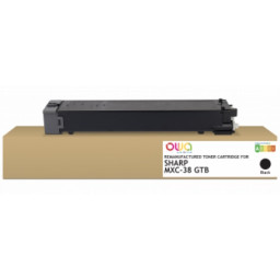 Toner reman OWA: SHARP MX-B380P B381 B400P MX-C310 10.000p. STD MXC-38 GTB