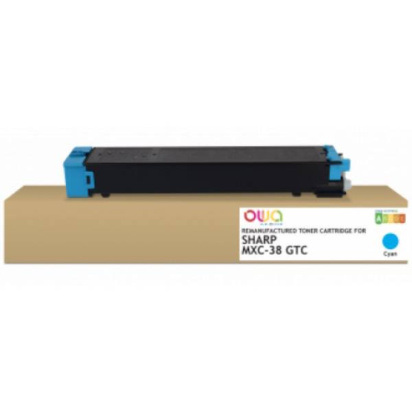 Toner reman OWA: SHARP MX-B380P B381 B400P MX-C310 10.000p. STD MXC-38 GTC