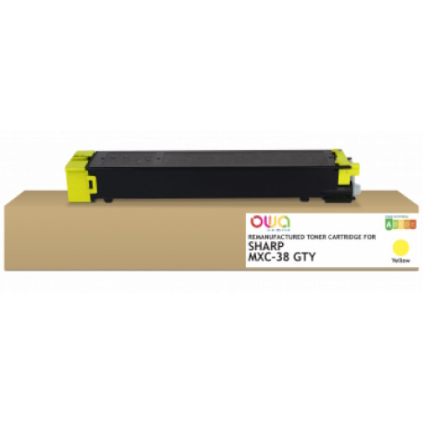 Toner reman OWA: SHARP MX-B380P B381 B400P MX-C310 10.000p. STD MXC-38 GTY