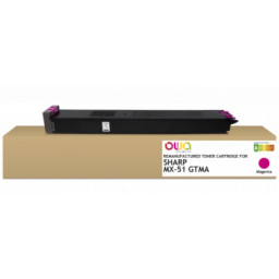 Toner reman OWA: SHARP MX4110N MX4112 MX5110N 18.000p. STD MX-51 GTMA