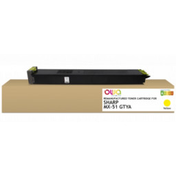 Toner reman OWA: SHARP MX4110N MX4112 MX5110N 18.000p. STD MX-51 GTYA