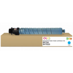 Toner reman OWA: RICOH Aficio MPC3003 C3004 C3503 18.000p. STD 841820 cyan
