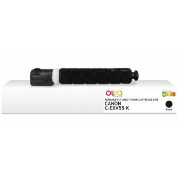 Toner reman OWA: CANON iR C256 C356 23.000.p. STD 2182C002 / C-EXV55 BK