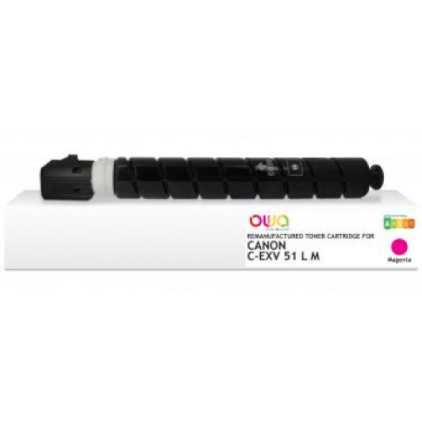 Toner reman OWA: CANON iR C5535 C5540 C5550 26.000p. Low 0486C002 / C-EXV51 L M