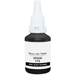 Tinta OWA compat.: EPSON EcoTank 113 negra 7.500p. ET16150 ET16600 ET5150 ET5850 (T06B140)