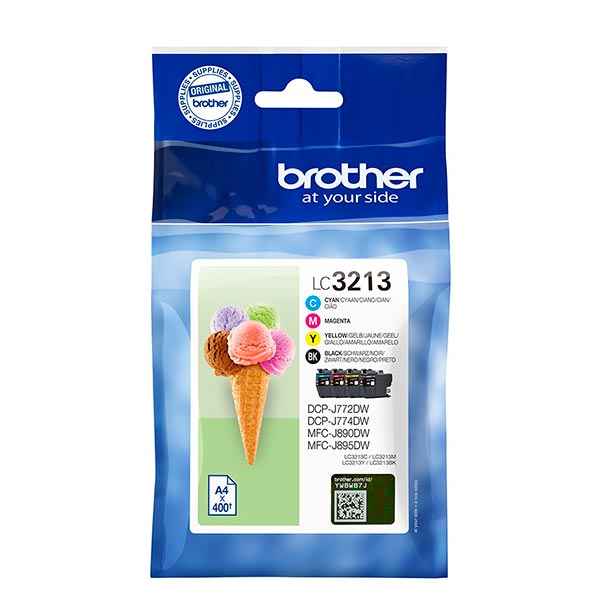 (4) C.t.BROTHER MFCJ890DW MFCJ895DW kit 4-colores
