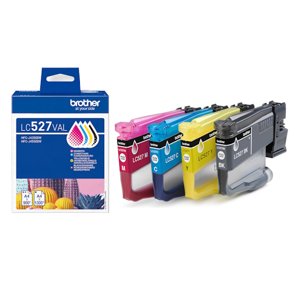 (4) C.t.BROTHER CMYK MFCJ4350 MFCJ4550 1300+3x900p. kit 4-colores