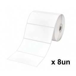 (8) Rollos etiquetas BROTHER 60x40mm 1000et/rollo TD4000 TD4100 TD4410 TD4420 TD4520