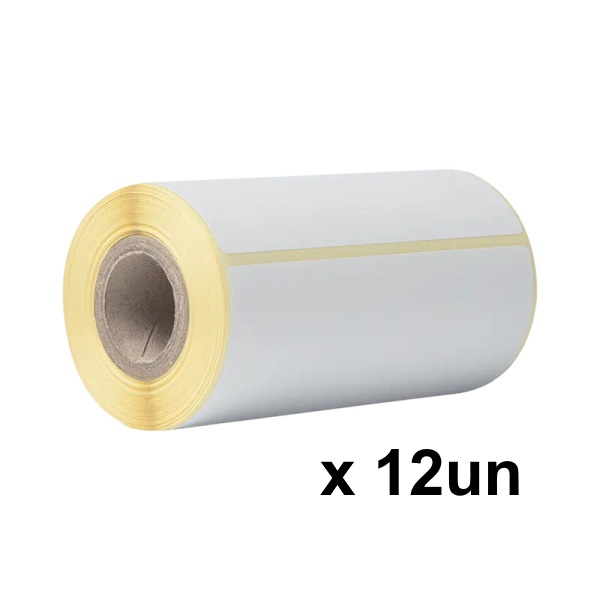 (12) Rollos etiquetas BROTHER 102x152mm 80et/rollo, para portátiles RJ4 (RDM03E1)