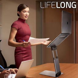 Soporte metálico LIFELONG Upryze portátil 10
