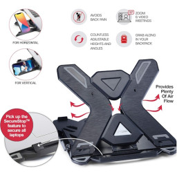 Soporte de portátil ergonómico LIFELONG X-Tend 10