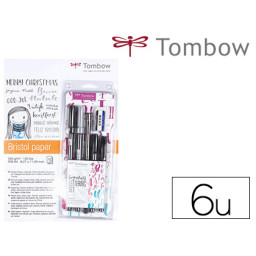 Set caligrafía TOMBOW Letering  6 unidades