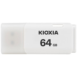 Memoria USB KIOXIA White 64GB TransMemory U202, USB-A 2.0 con tapa